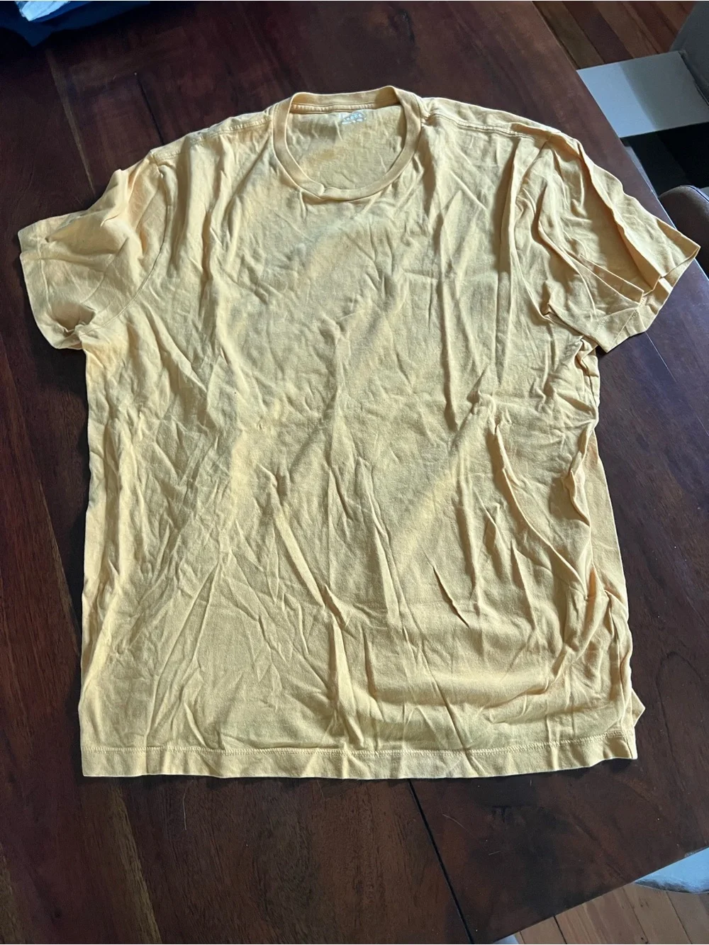 Men’s Yellow J Crew T Shirt | Large